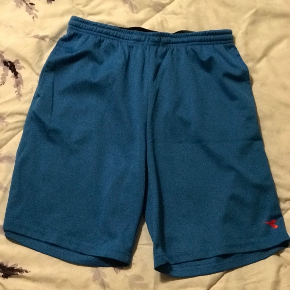 Blue Workout Shorts